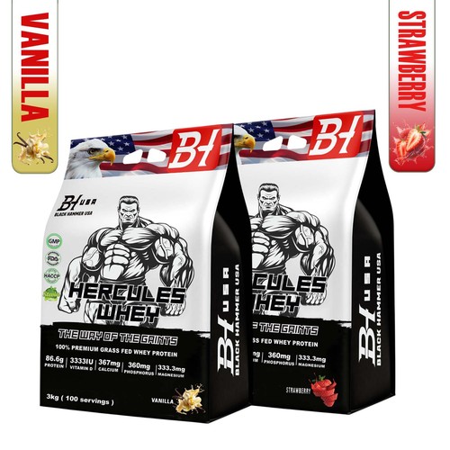 Hercules whey 3kg vanille - hercules,